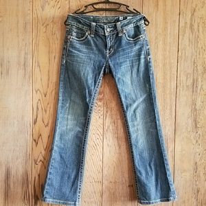MISS ME Women's Embellished Boot Cut Jeans 28×27